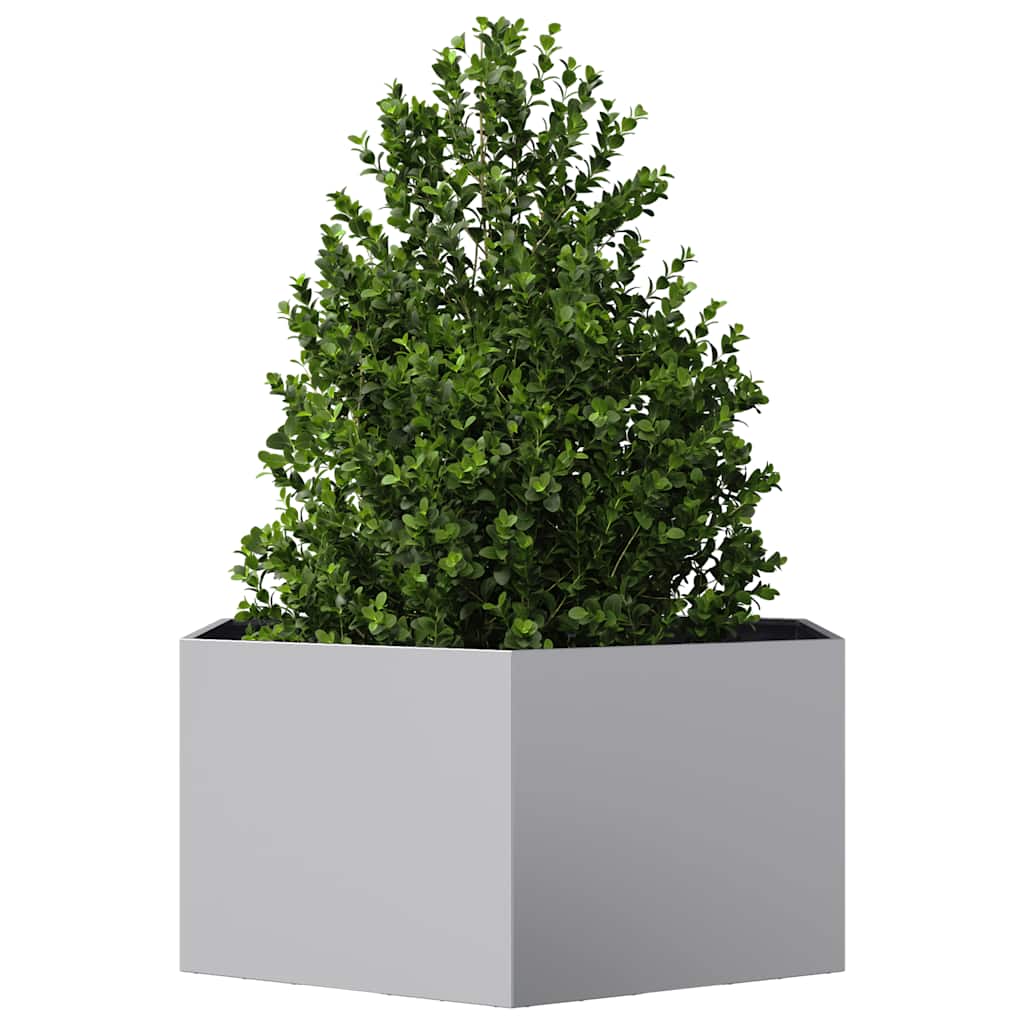 Plantekasse sekskantet 104x90x45 cm galvanisert stål