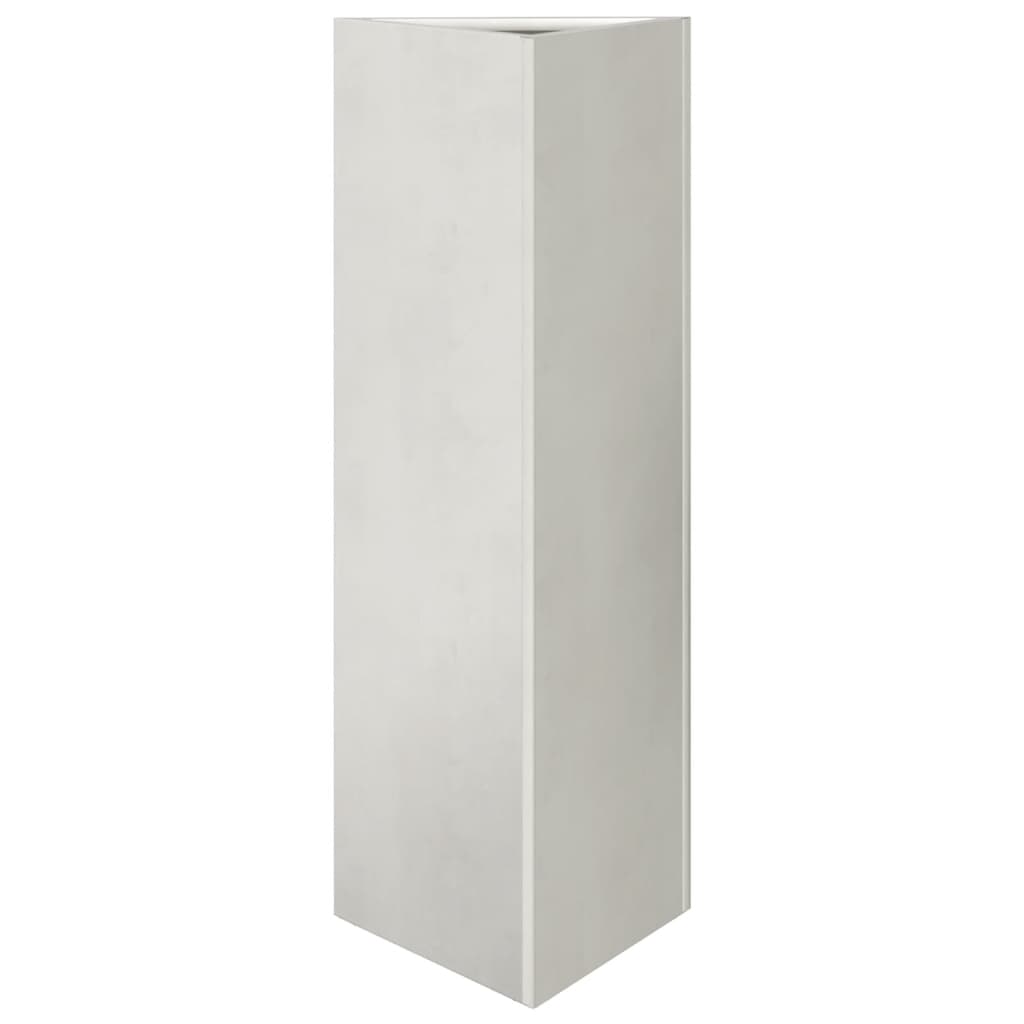 Plantekasser 2 stk 30x26x75 cm rustfritt stål