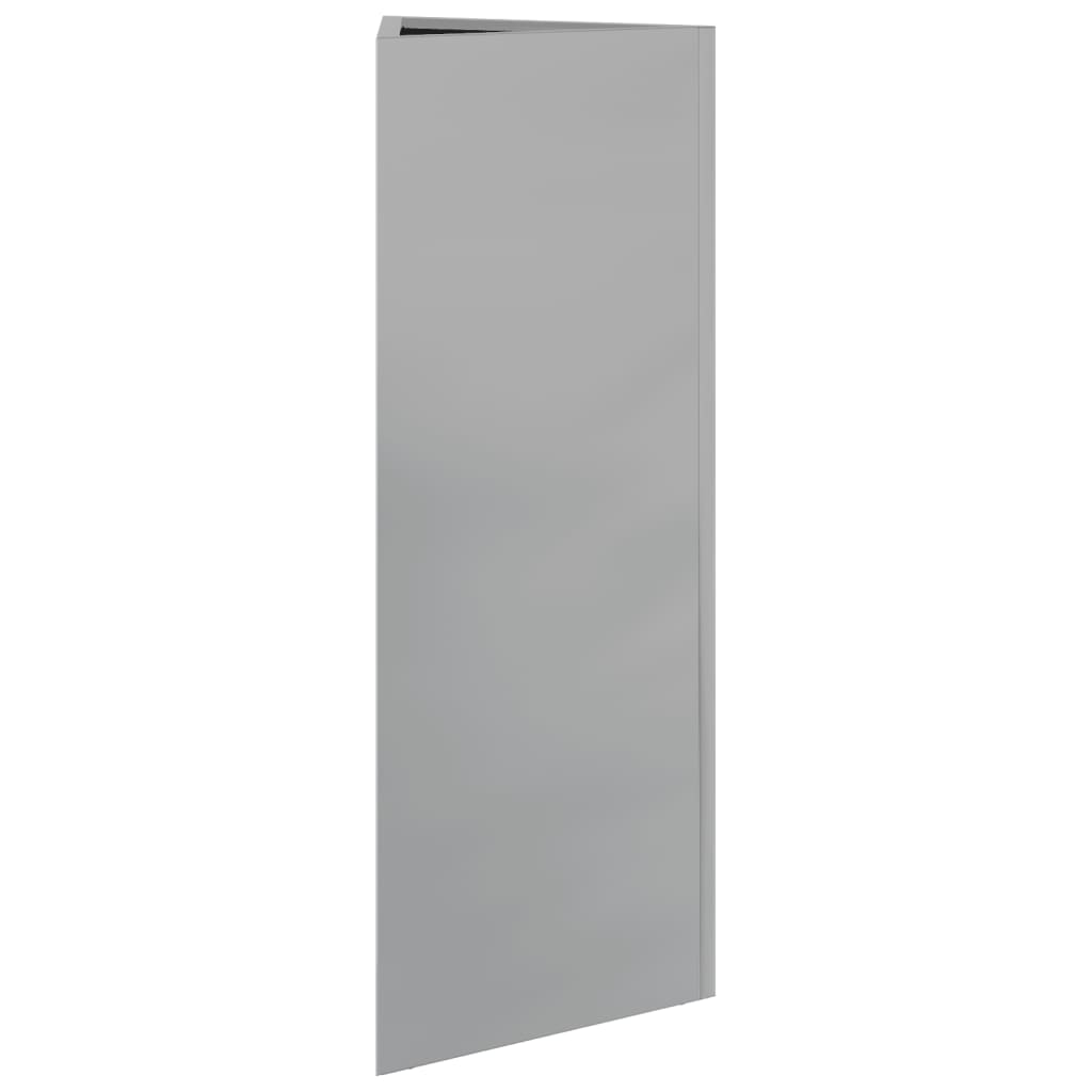 Plantekasse trekantet 30x26x75 cm galvanisert stål