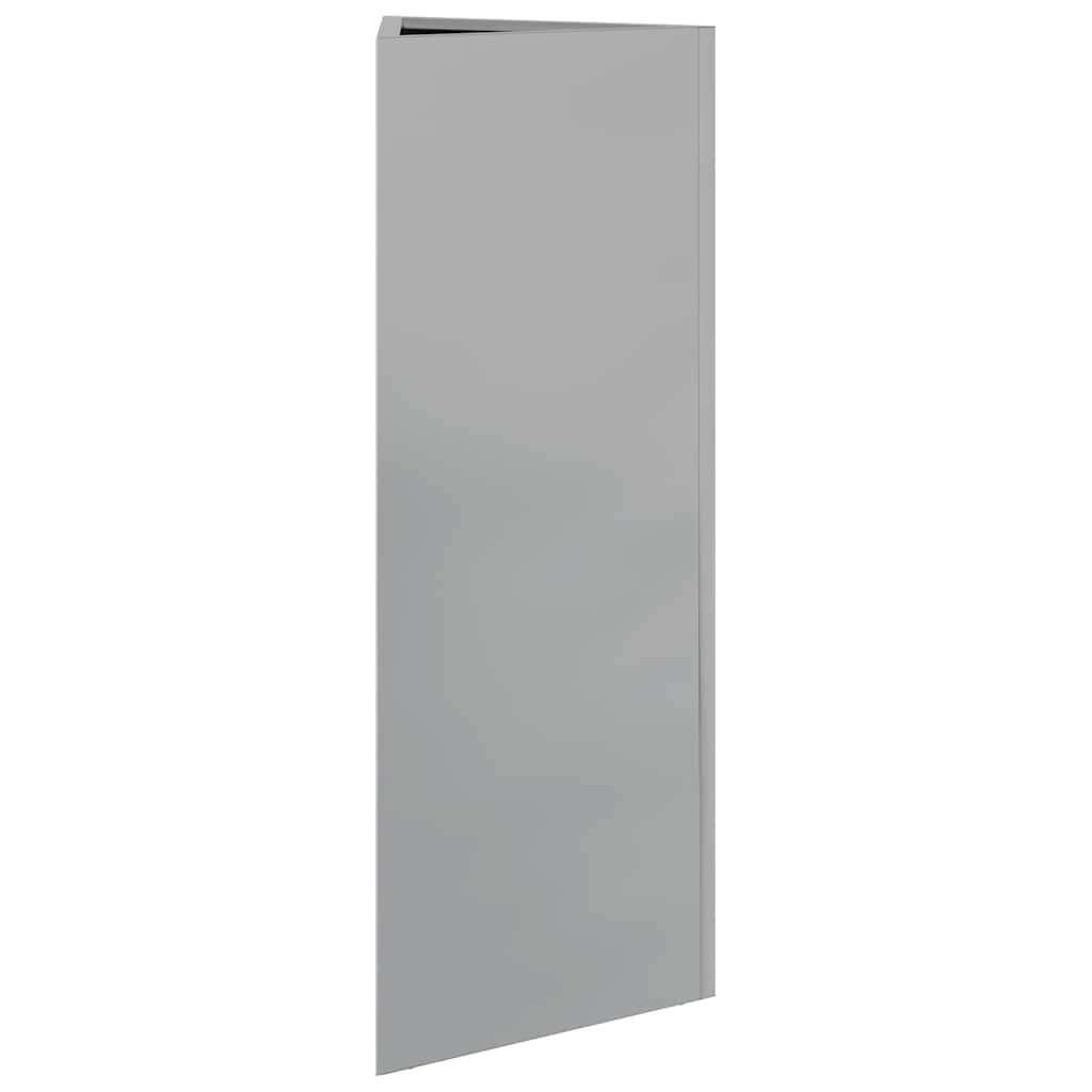 Plantekasser 2 stk 30x26x75 cm galvanisert stål vidaXL