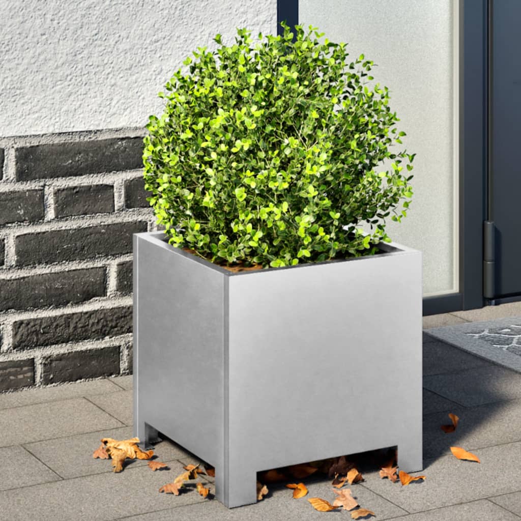 Plantekasse 30x30x30 cm galvanisert stål
