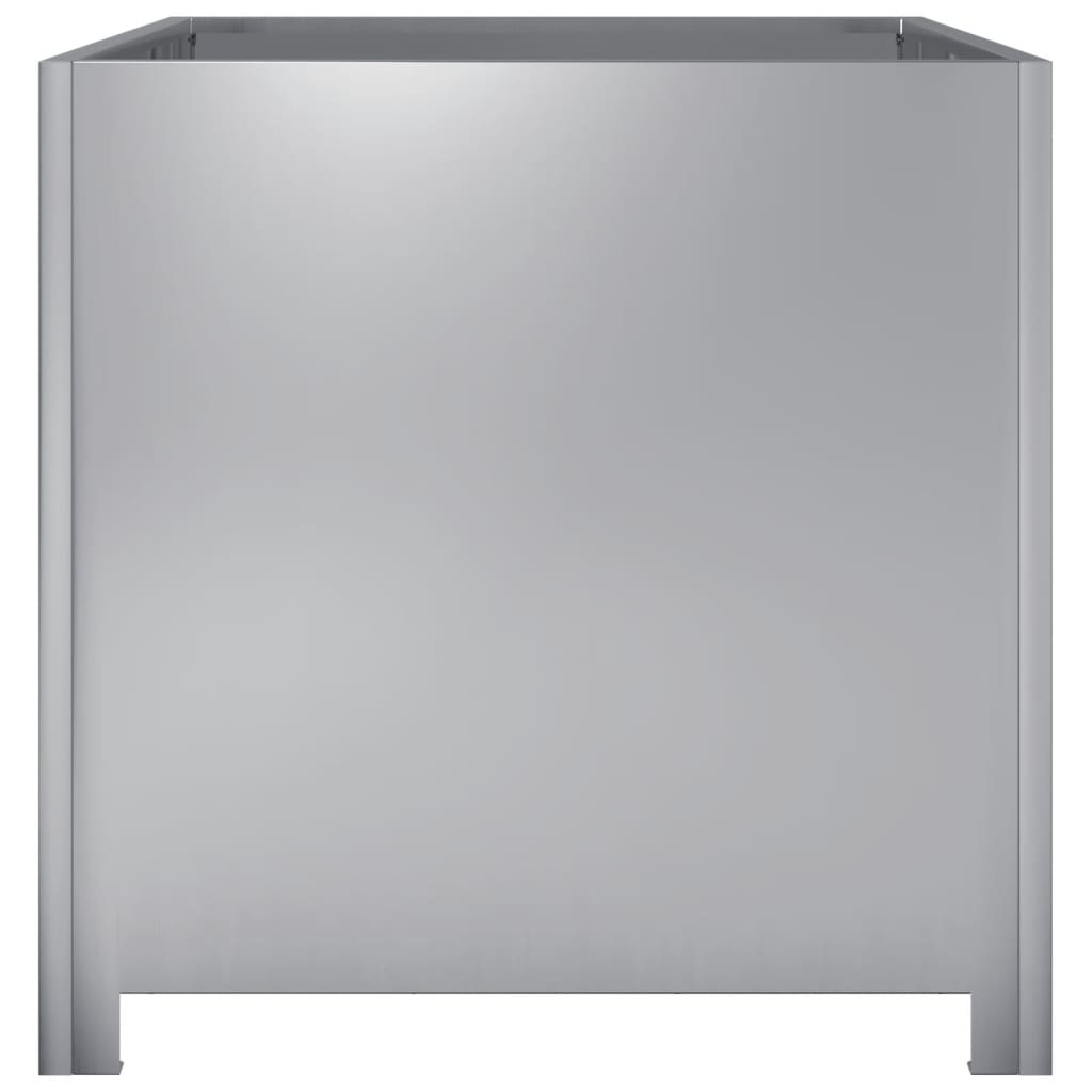 Plantekasse 50x50x50 cm galvanisert stål