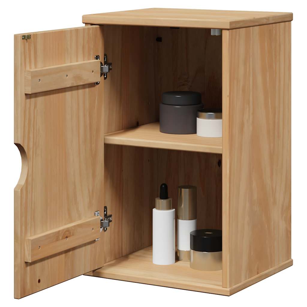 Veggmontert baderomsskap OTTA 35x30x55 cm heltre furu