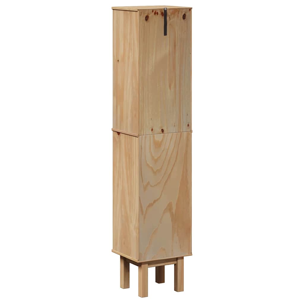 Baderomsskap OTTA 35x30x159 cm heltre furu