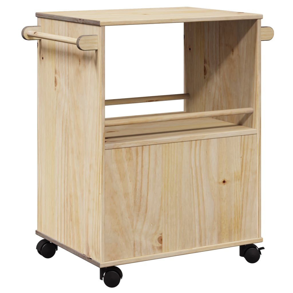 Kjøkkenvogn OTTA 59x45x80 cm heltre furu