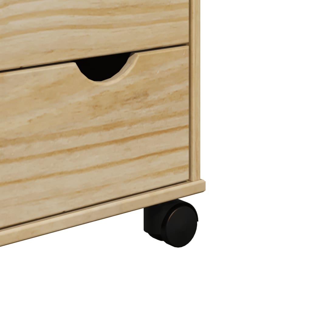 Kjøkkenvogn OTTA 59x45x80 cm heltre furu