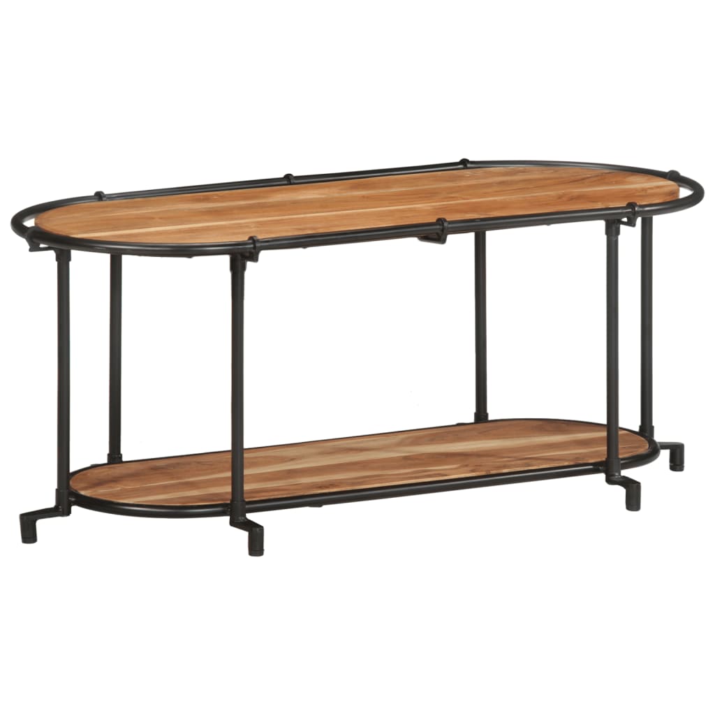 TV-benk 100x42x40 cm heltre akasie