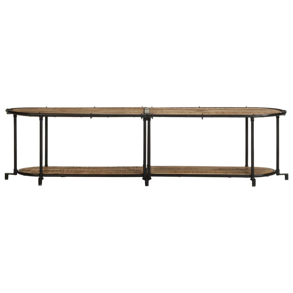 TV-benk 160x42x40 cm grov heltre mango
