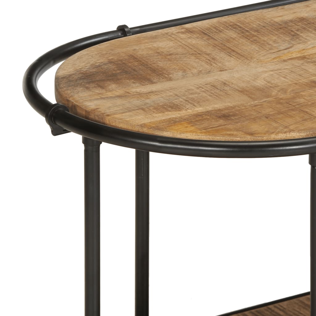 TV-benk 160x42x40 cm grov heltre mango