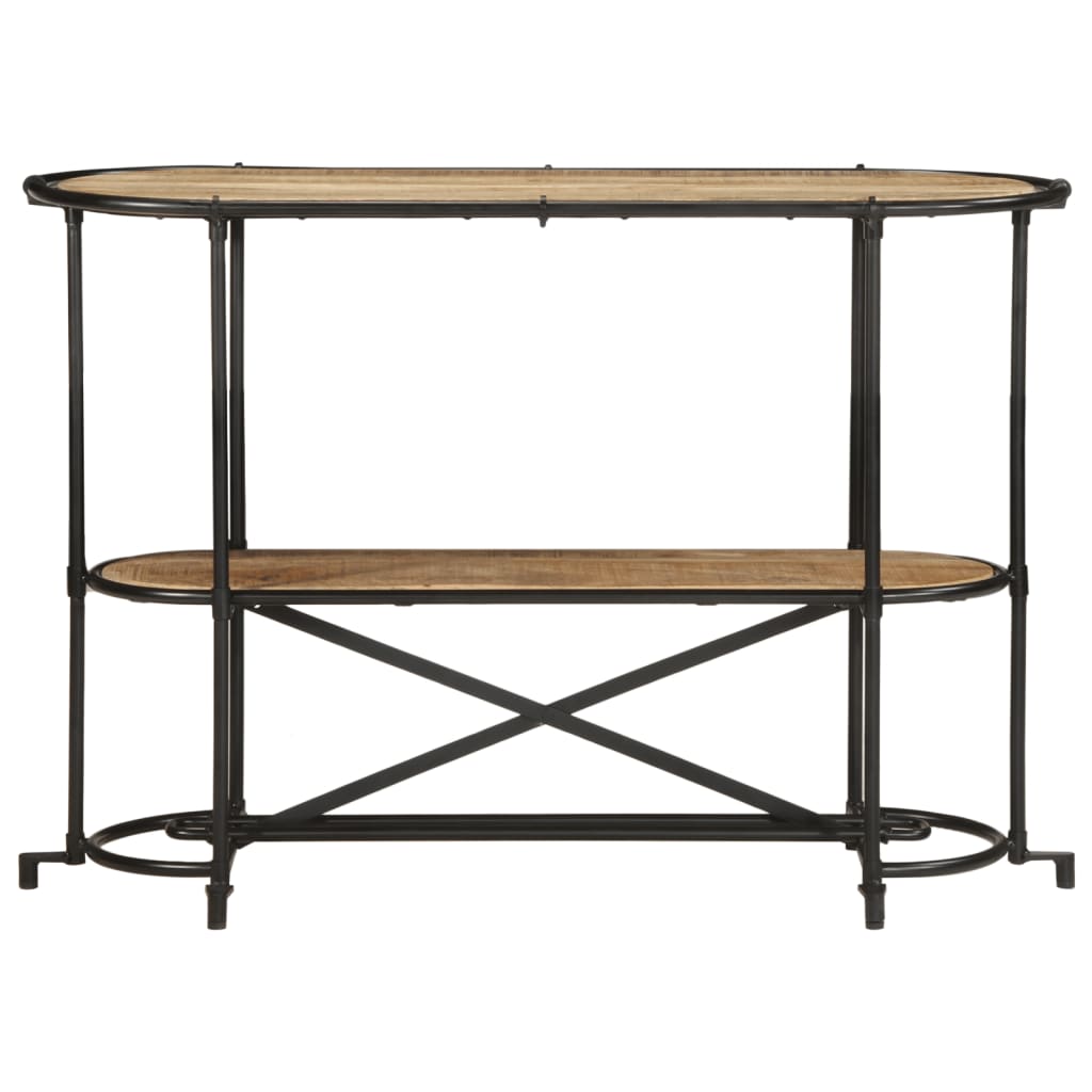 Konsollbord 110x42x76 cm grovt heltre mangotre