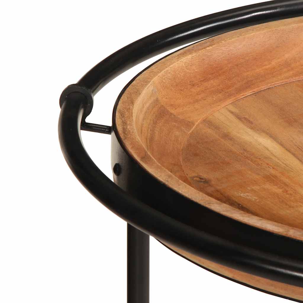 Sidebord Ø55x60 cm heltre akasie