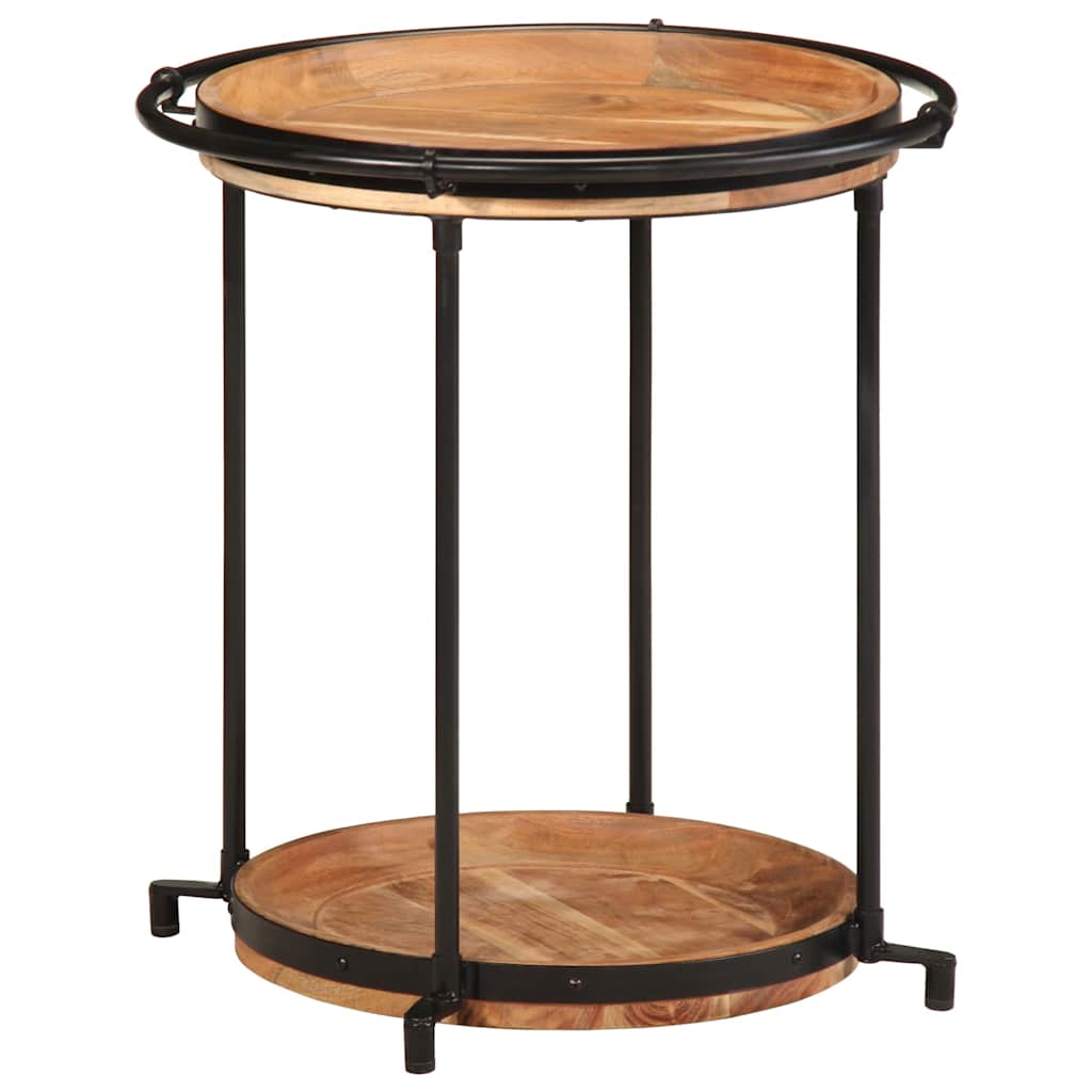 Sidebord Ø55x60 cm heltre akasie