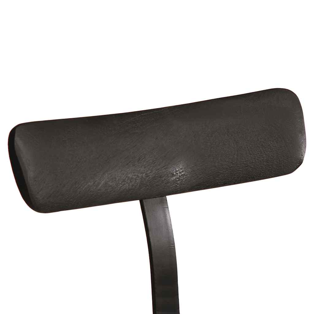 Barkrakker 2 stk svart 49x43x103 cm heltre mango