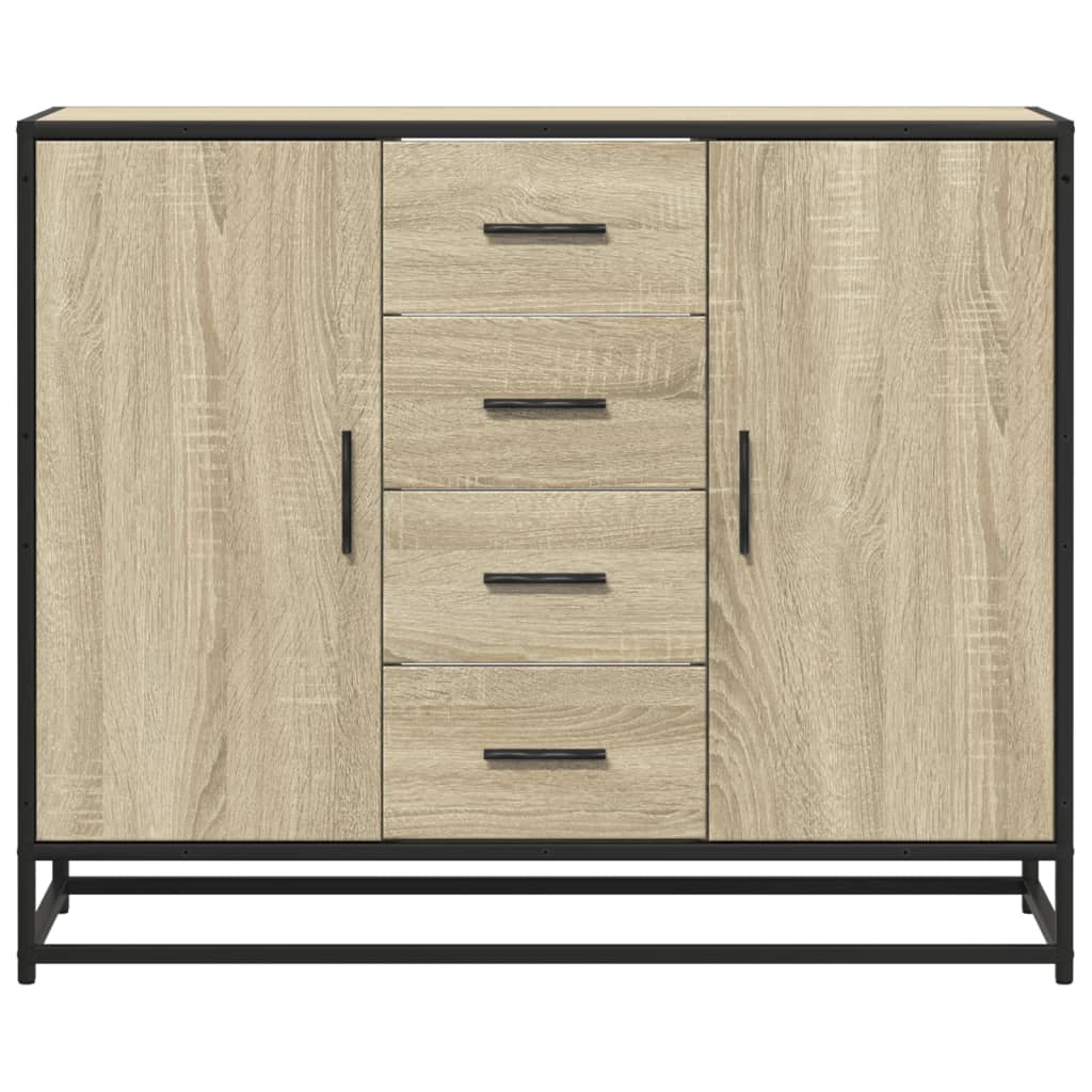 Skjenk sonoma eik 92x35x76 cm konstruert tre