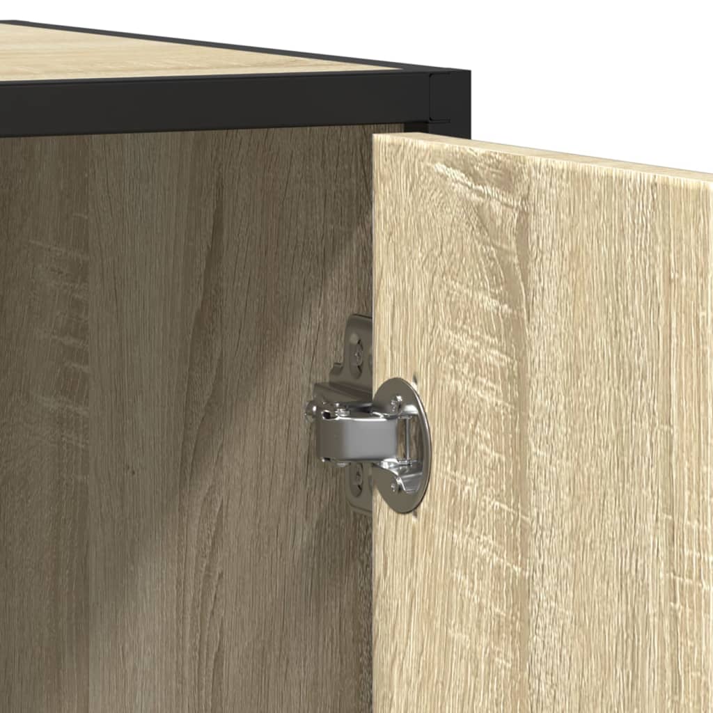 Skjenk sonoma eik 92x35x76 cm konstruert tre