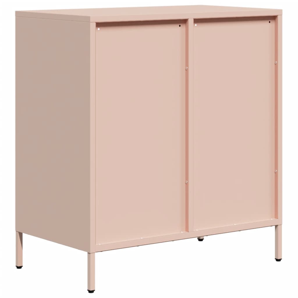 Skjenk rosa 68x39x73,5 cm kaldvalset stål