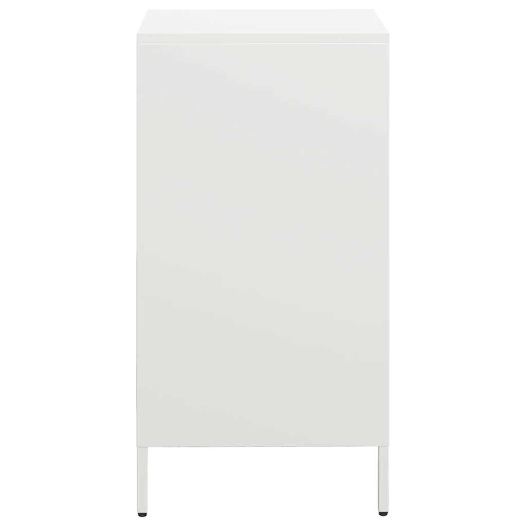 Skjenk hvit 35x39x73,5 cm kaldvalset stål