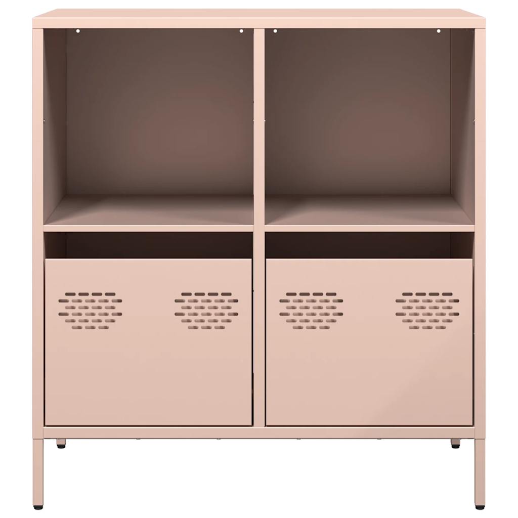 Skjenk rosa 68x39x73,5 cm kaldvalset stål