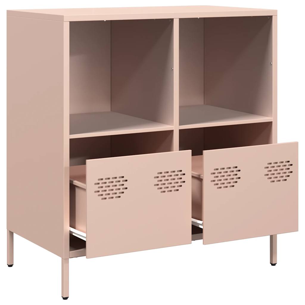 Skjenk rosa 68x39x73,5 cm kaldvalset stål