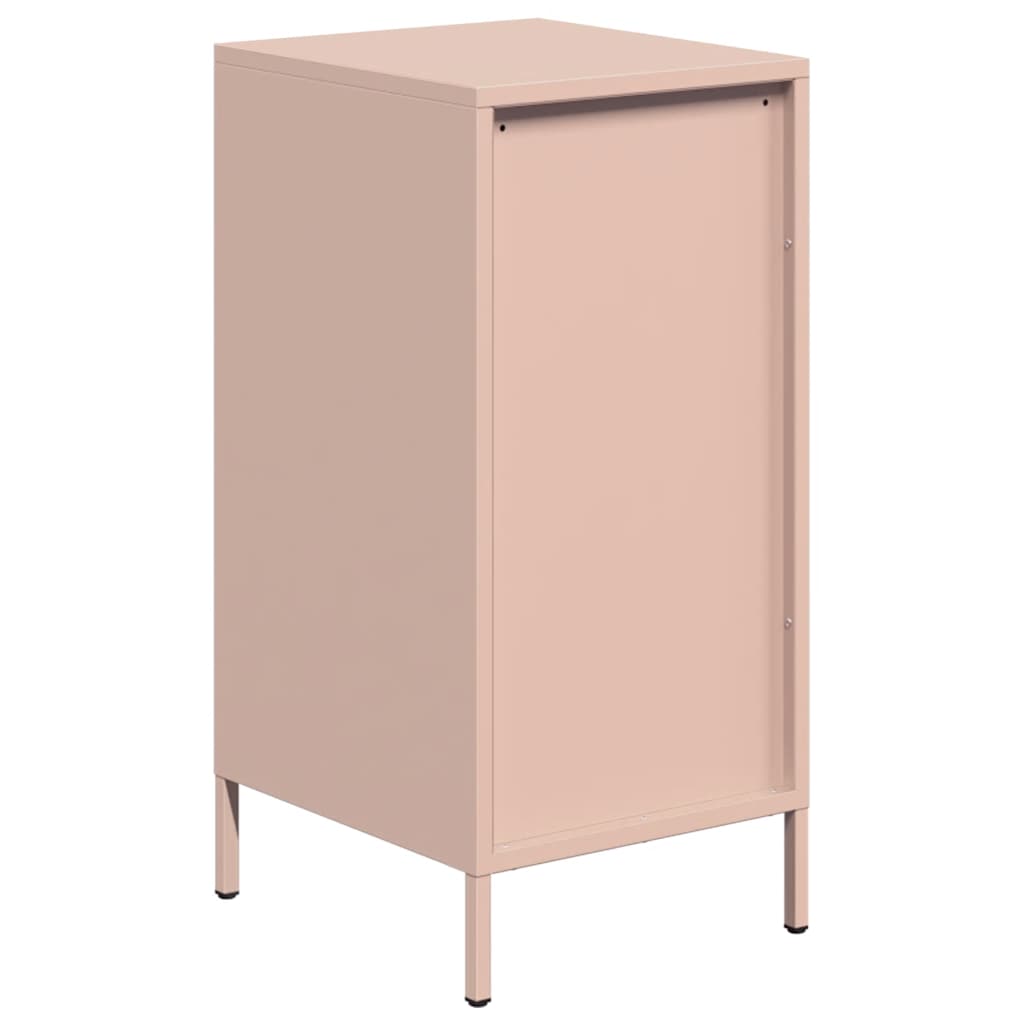 Skjenk rosa 35x39x73,5 cm kaldvalset stål