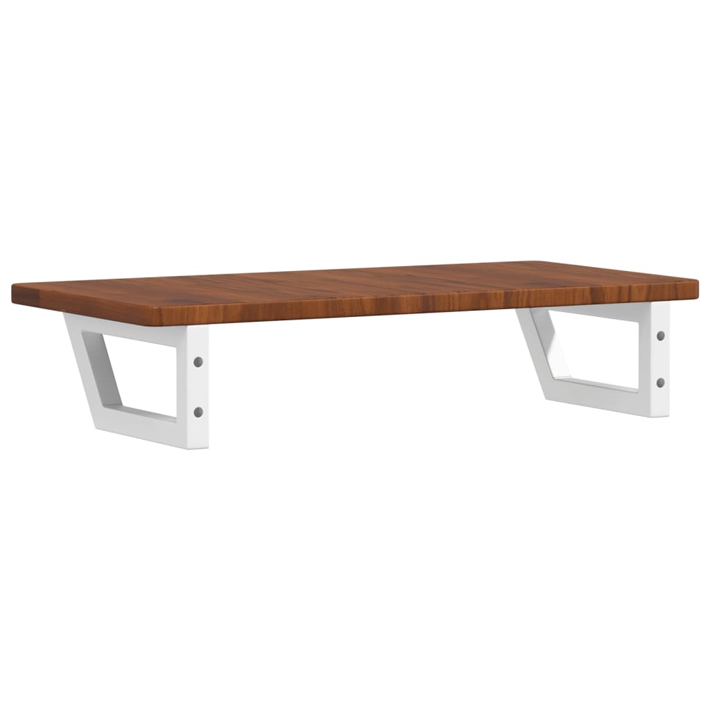 Servanthylle veggmontert stål og heltre eik