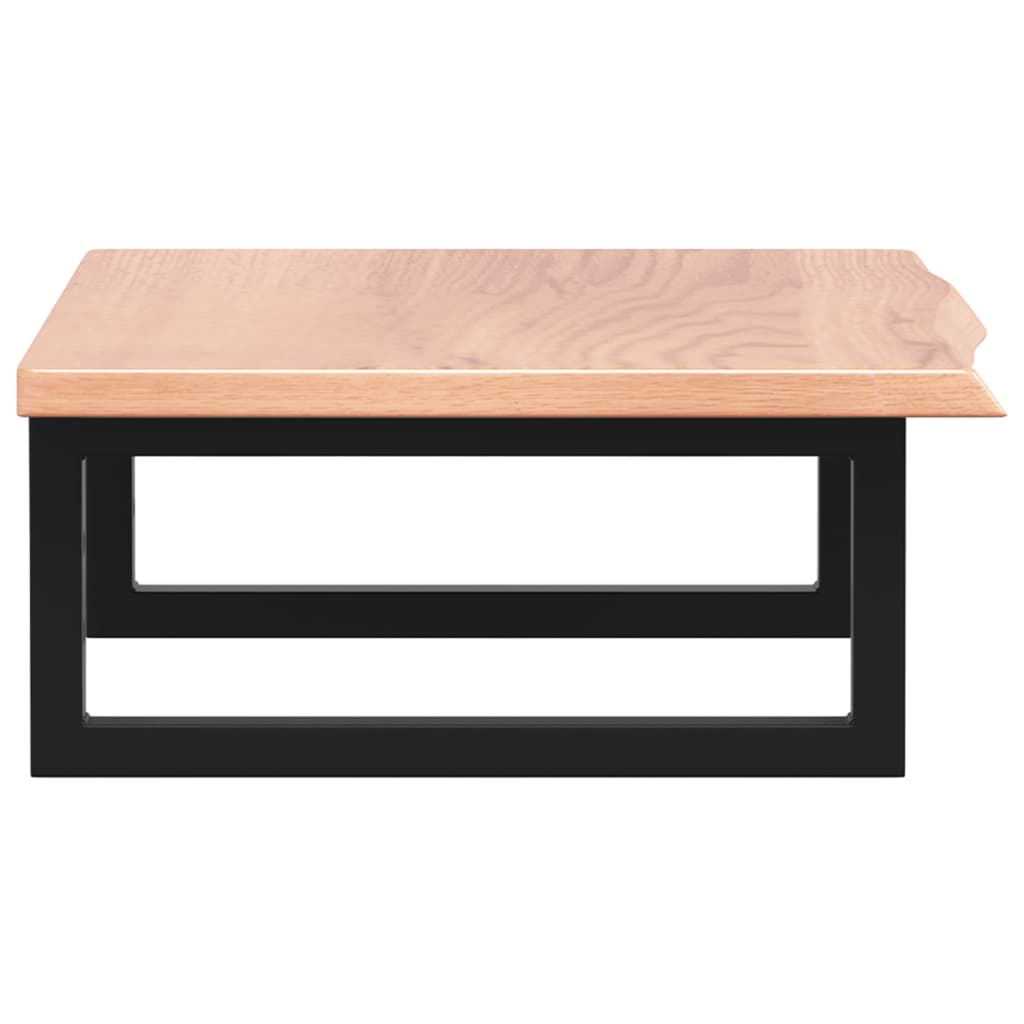 Servanthylle veggmontert stål og heltre eik