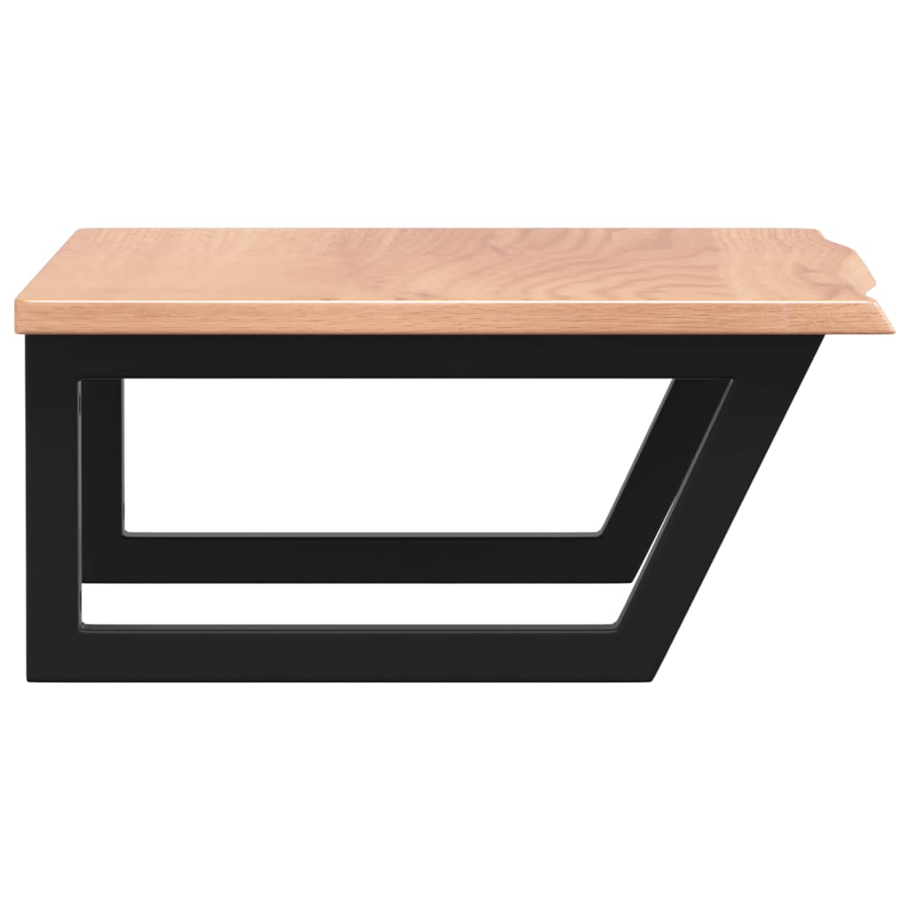 Servanthylle veggmontert stål og heltre eik