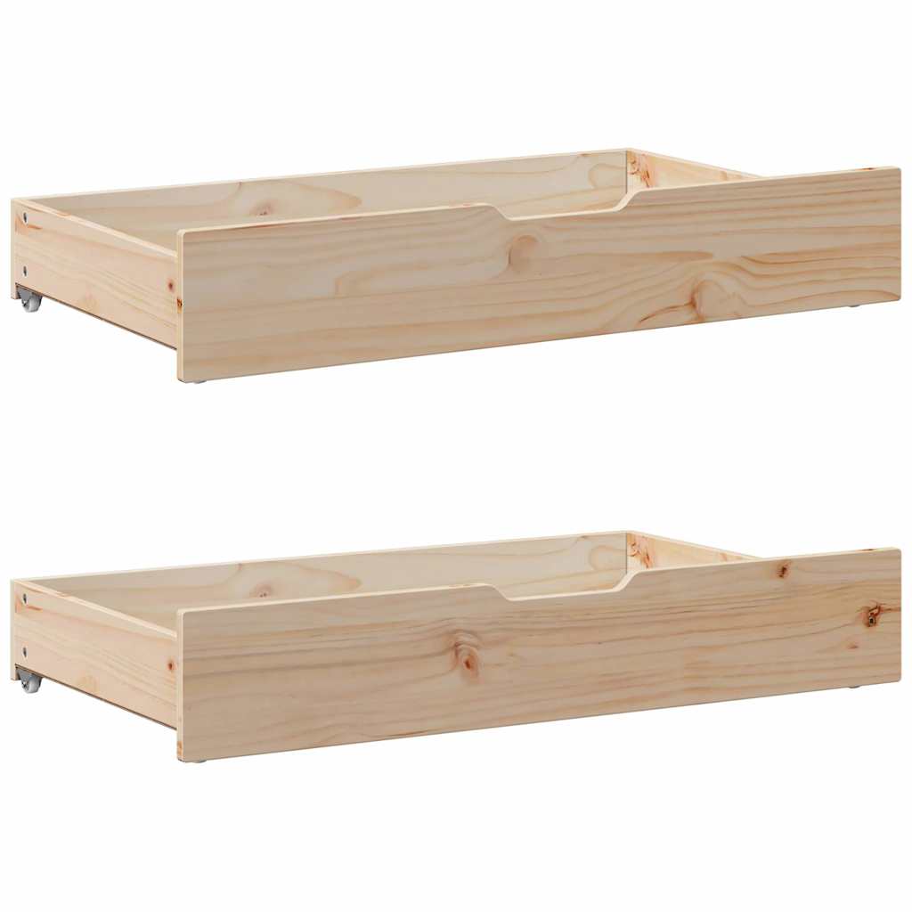 Sengeramme uten madrass hvit 135x190 cm heltre furu