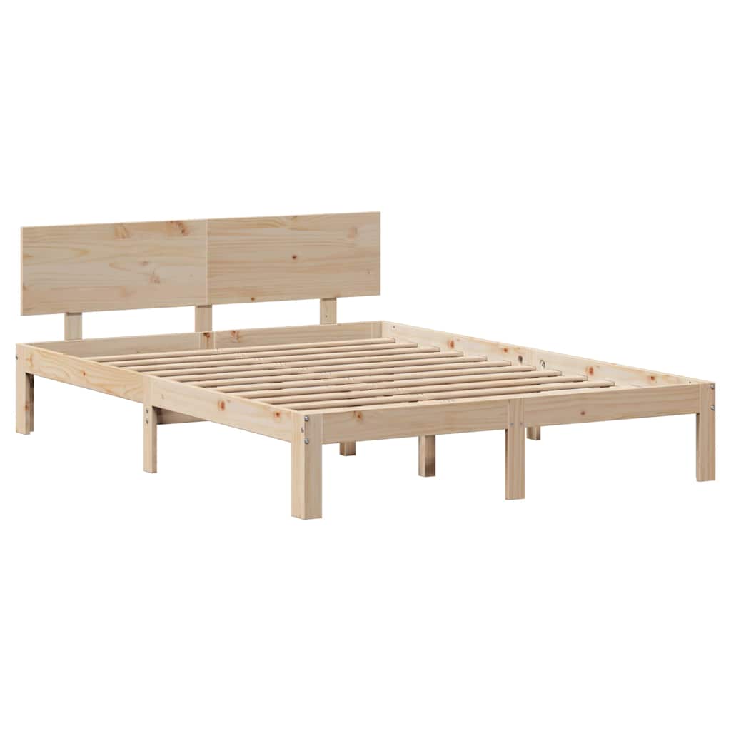 Sengeramme med skuffer 120x190 cm heltre furu
