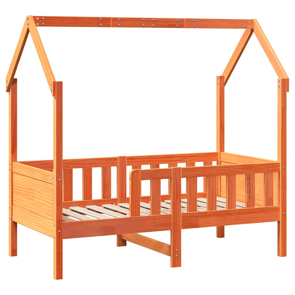 Barnesengeramme med skuffer 80x170 cm heltre furu