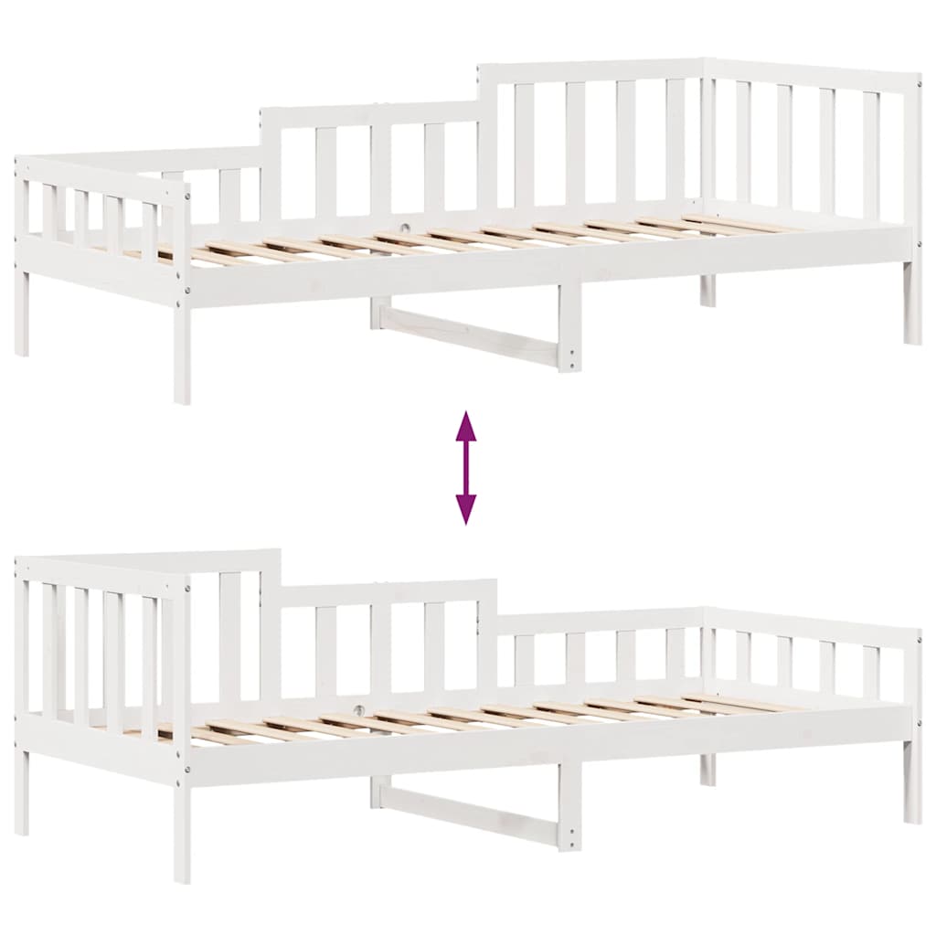 Dagseng med skuffer 90x190 cm heltre furu