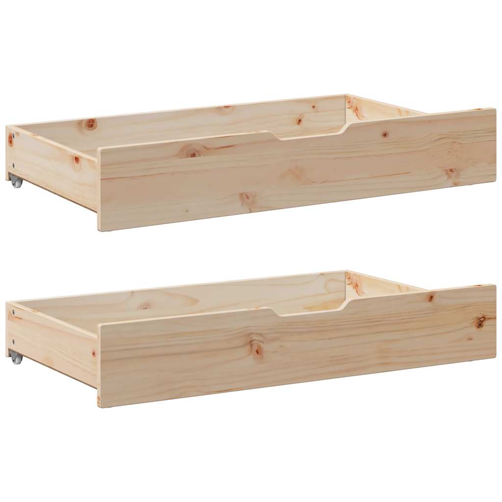 Dagseng med skuffer 90x190 cm heltre furu