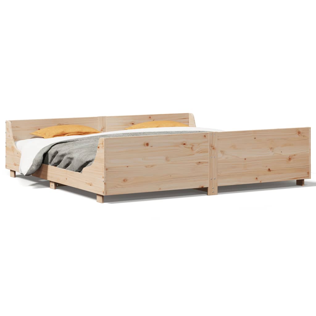 Sengeramme uten madrass 180x200 cm heltre furu