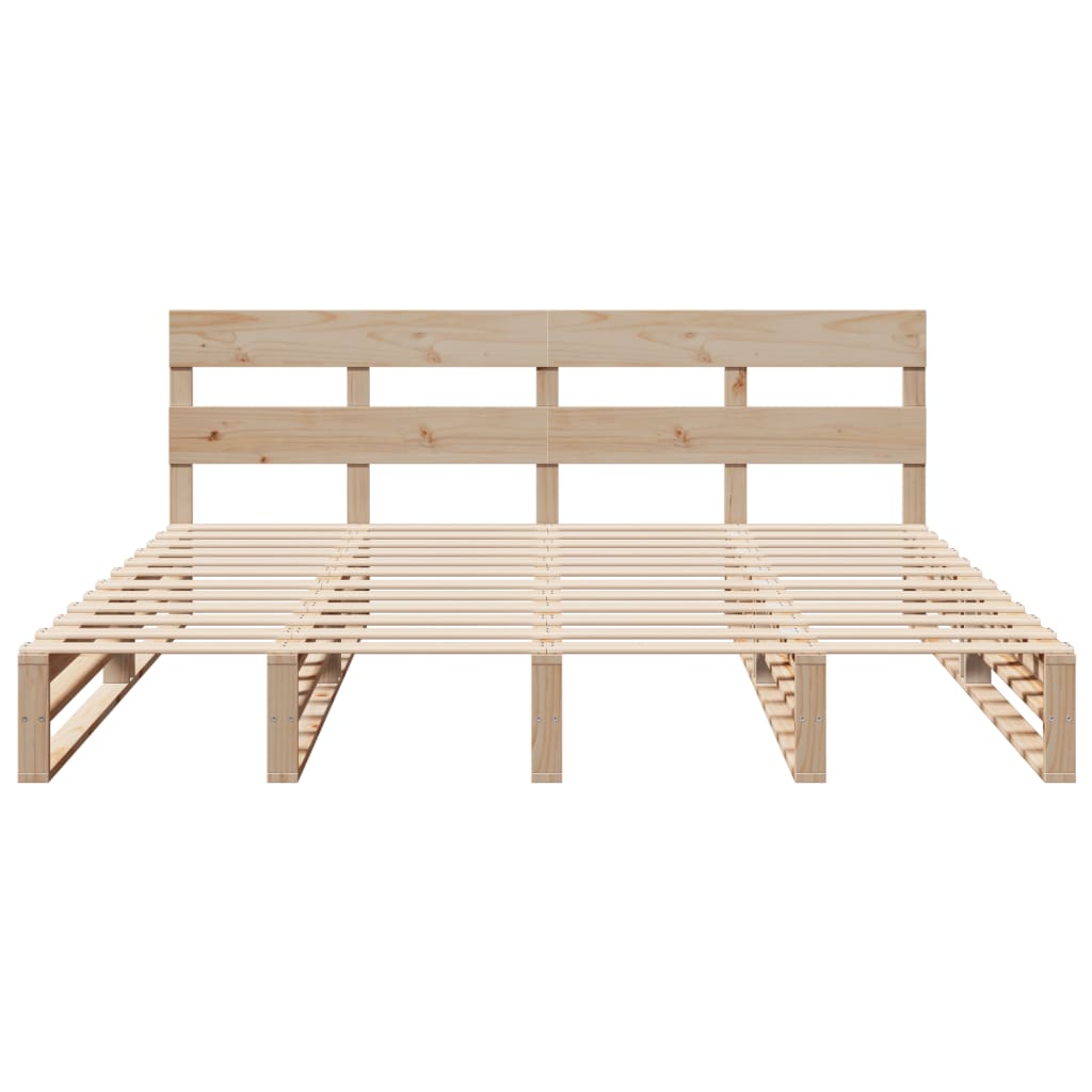 Sengeramme uten madrass 180x200 cm heltre furu