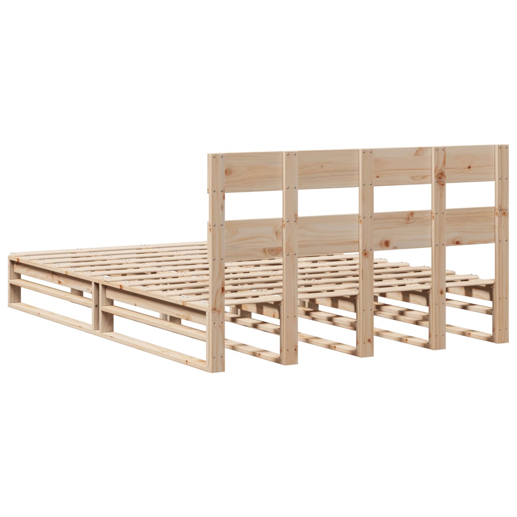 Sengeramme uten madrass 120x190 cm heltre furu