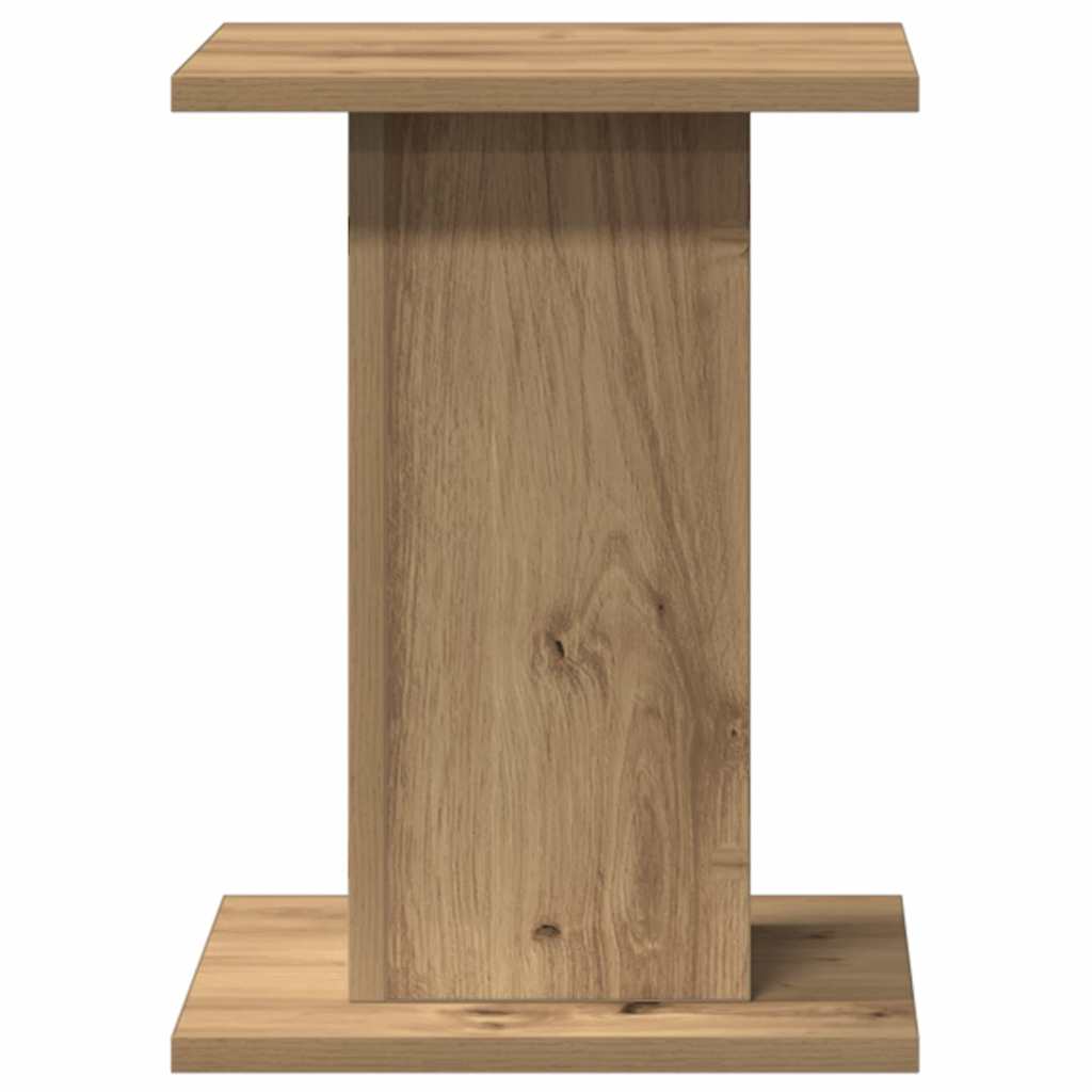 Høyttalerstativ 2 stk artisan eik 30x30x40 cm konstruert tre