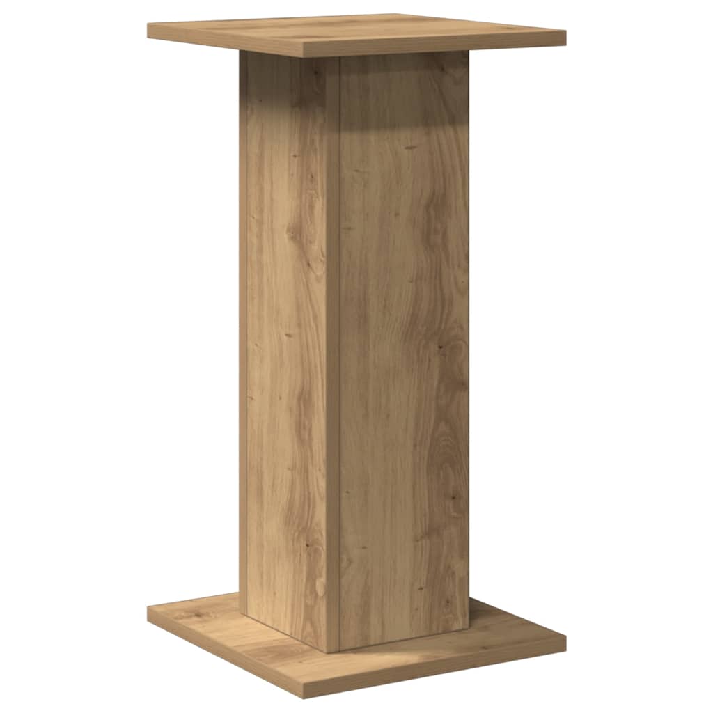 Høyttalerstativ 2 stk artisan eik 30x30x60 cm konstruert tre