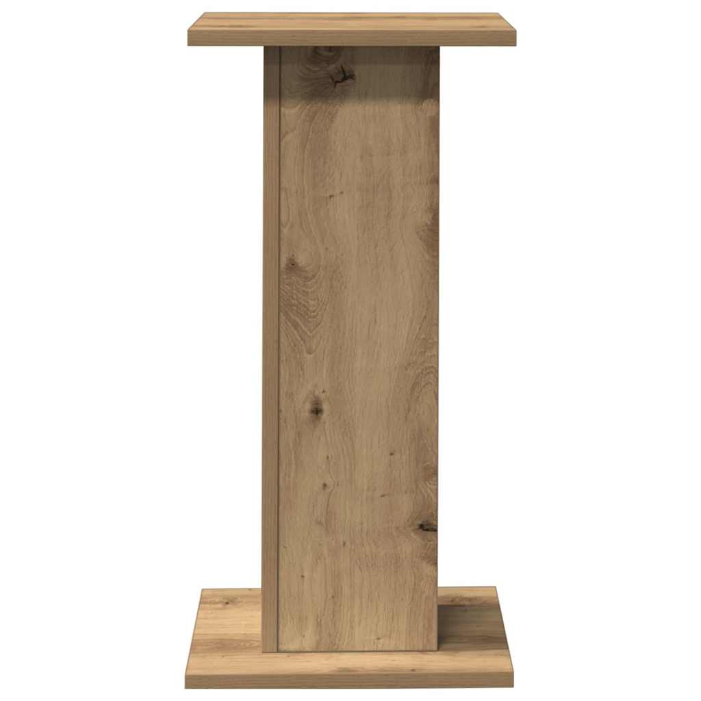 Høyttalerstativ 2 stk artisan eik 30x30x60 cm konstruert tre