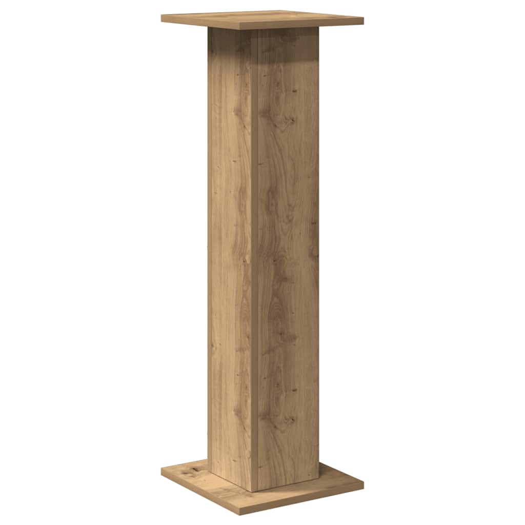 Høyttalerstativ 2 stk artisan eik 30x30x95 cm konstruert tre