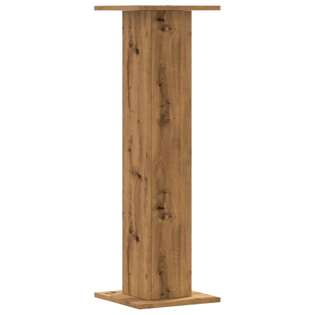 Høyttalerstativ 2 stk artisan eik 30x30x95 cm konstruert tre