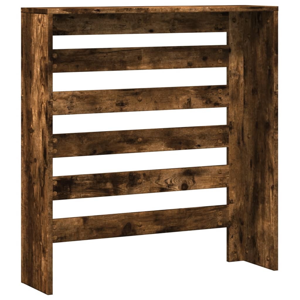 Radiatordeksel røkt eik 78x20x82 cm konstruert tre