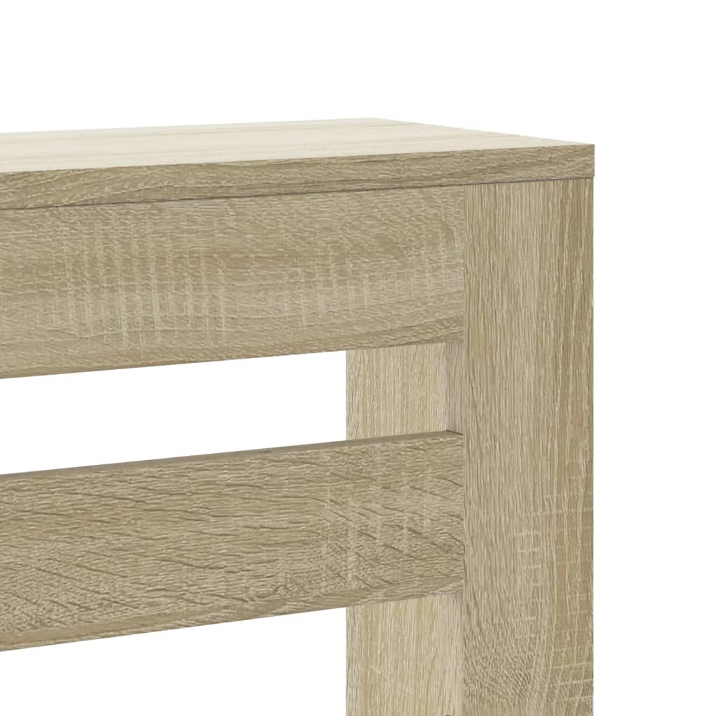 Radiatordeksel sonoma eik 104x20x82 cm konstruert tre