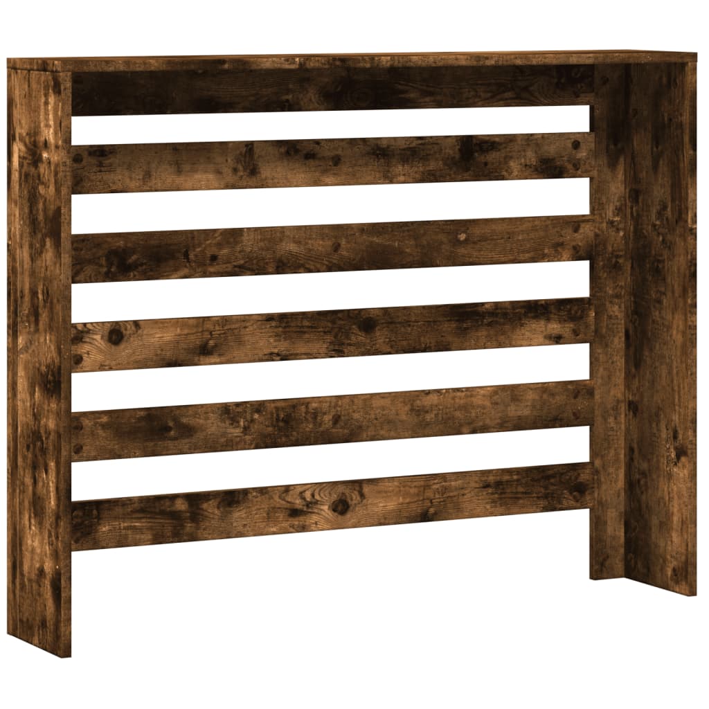 Radiatordeksel røkt eik 104x20x82 cm konstruert tre