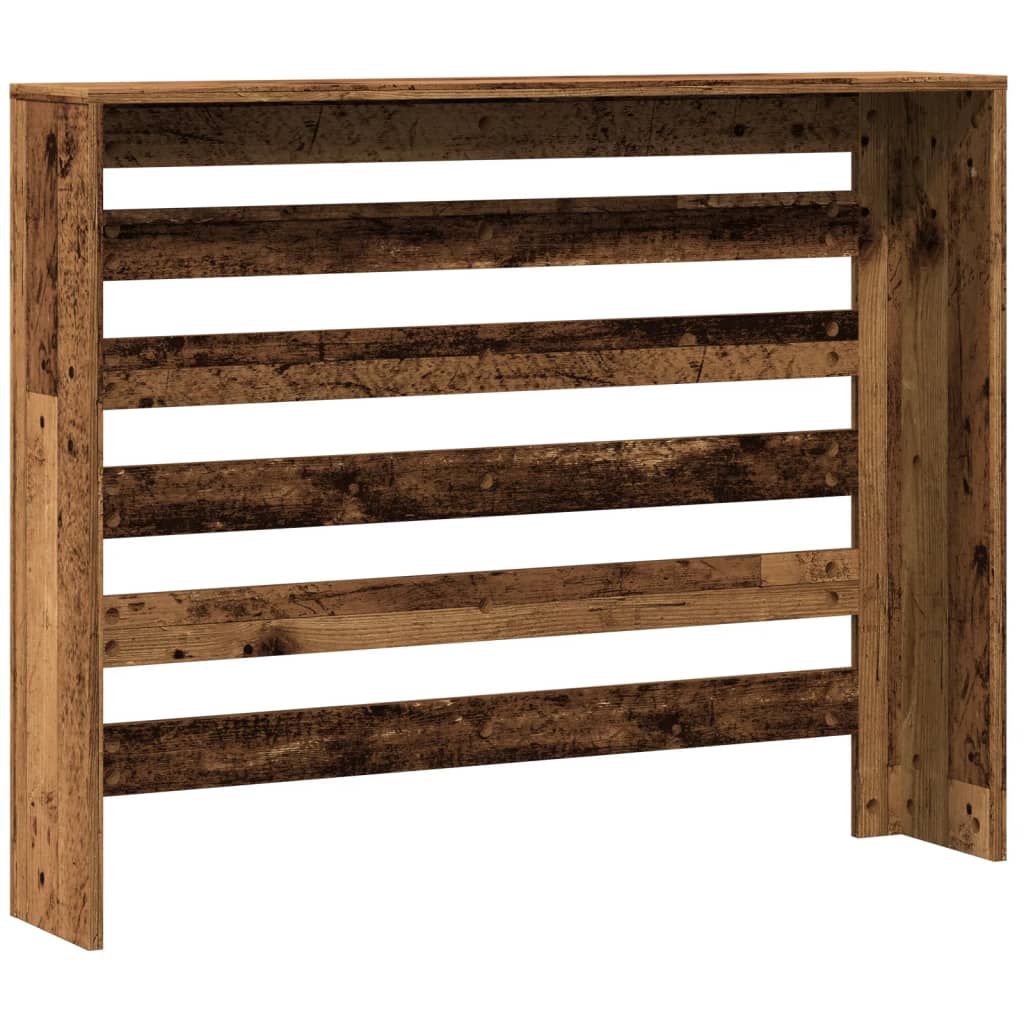 Radiatordeksel gammelt tre 104x20x82 cm konstruert tre