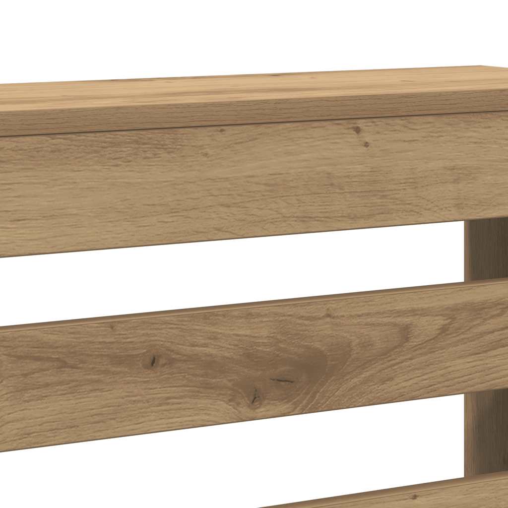 Radiatordeksel artisan eik 104x20x82 cm konstruert tre