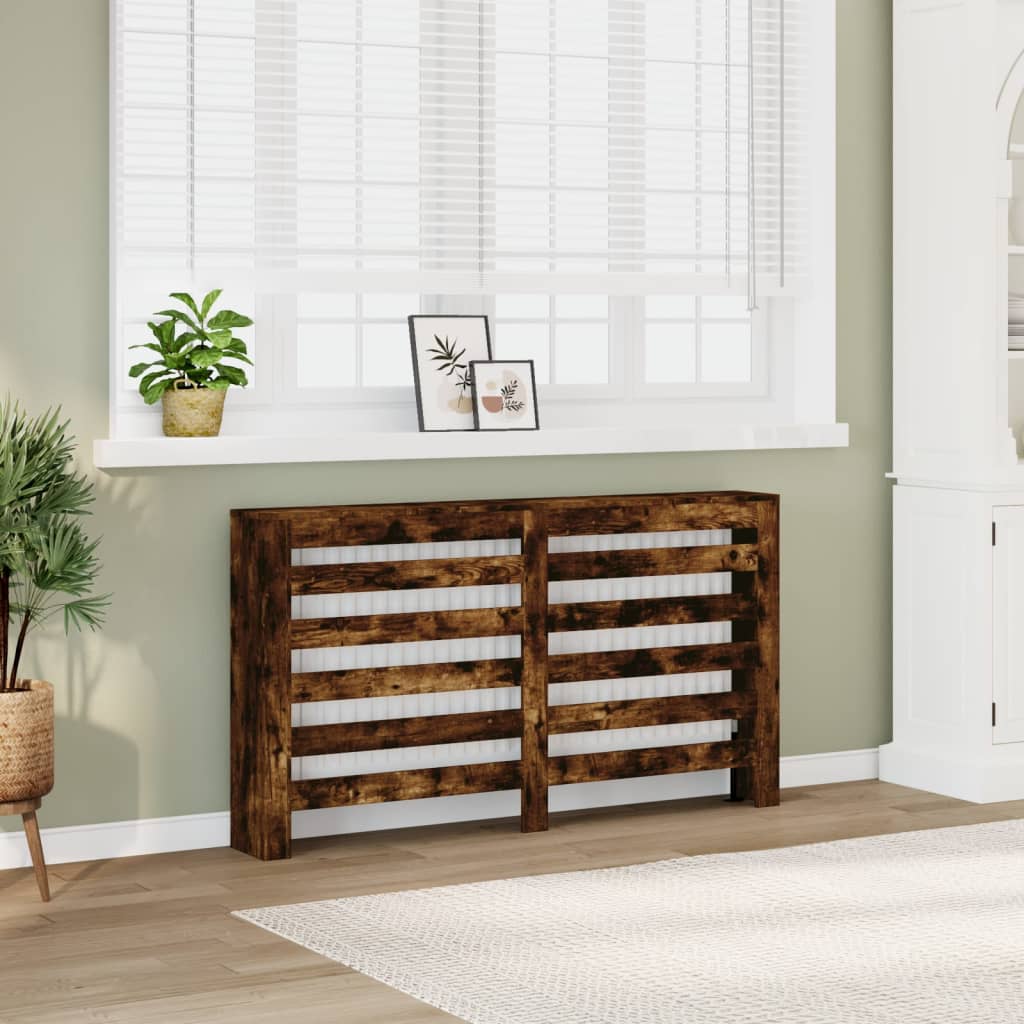 Radiatordeksel sonoma eik 149x20x82 cm konstruert tre