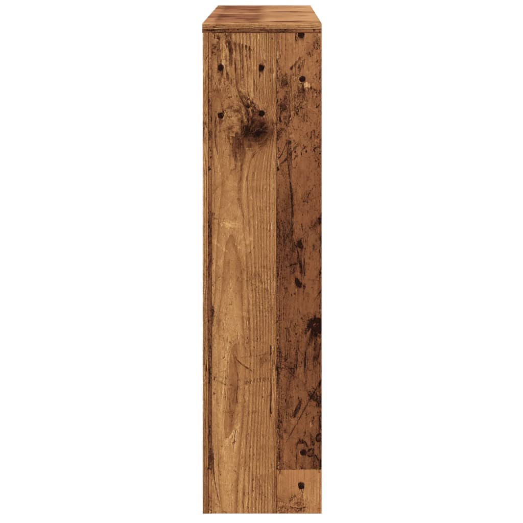 Radiatordeksel gammelt tre 149x20x82 cm konstruert tre