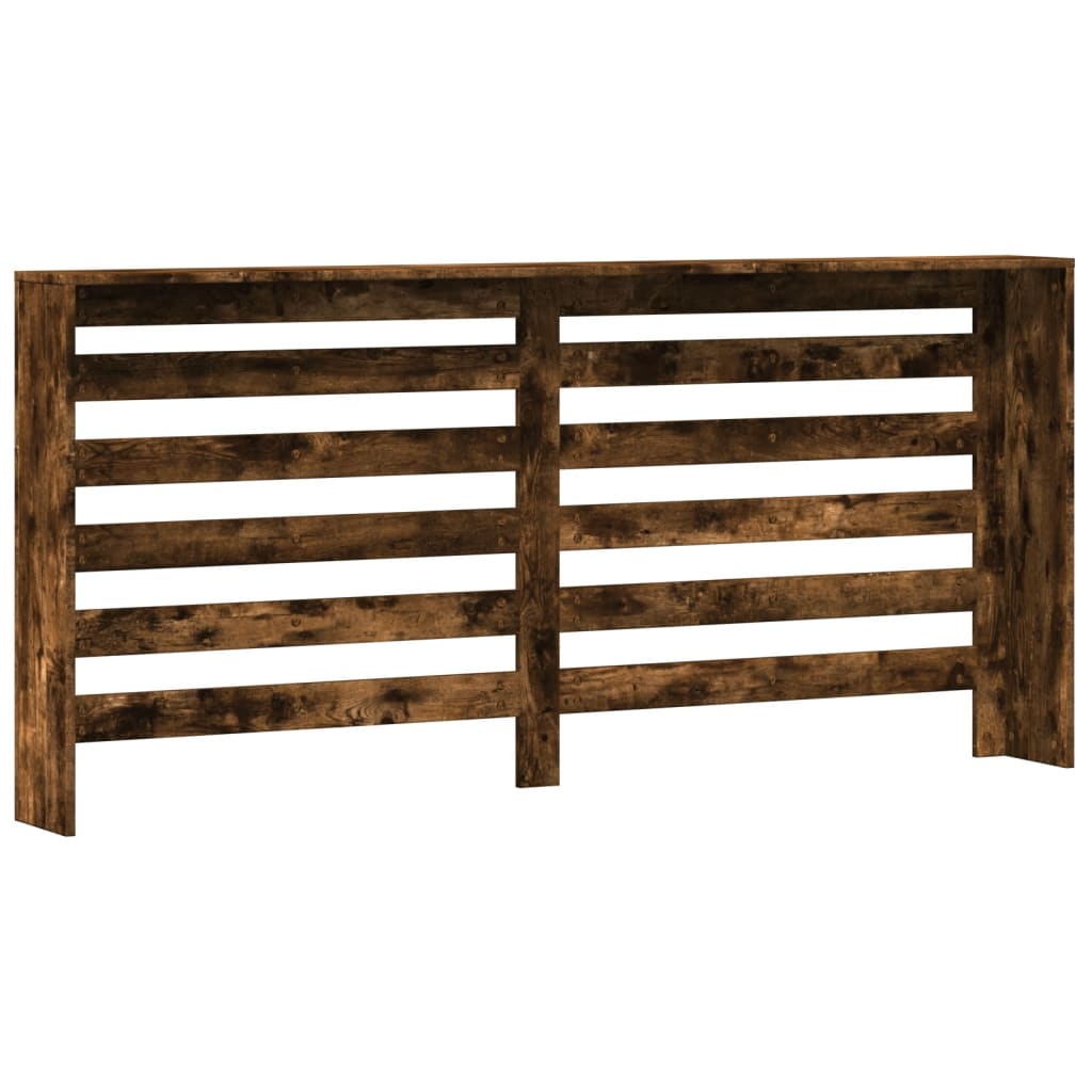 Radiatordeksel røkt eik 175x20x82 cm konstruert tre