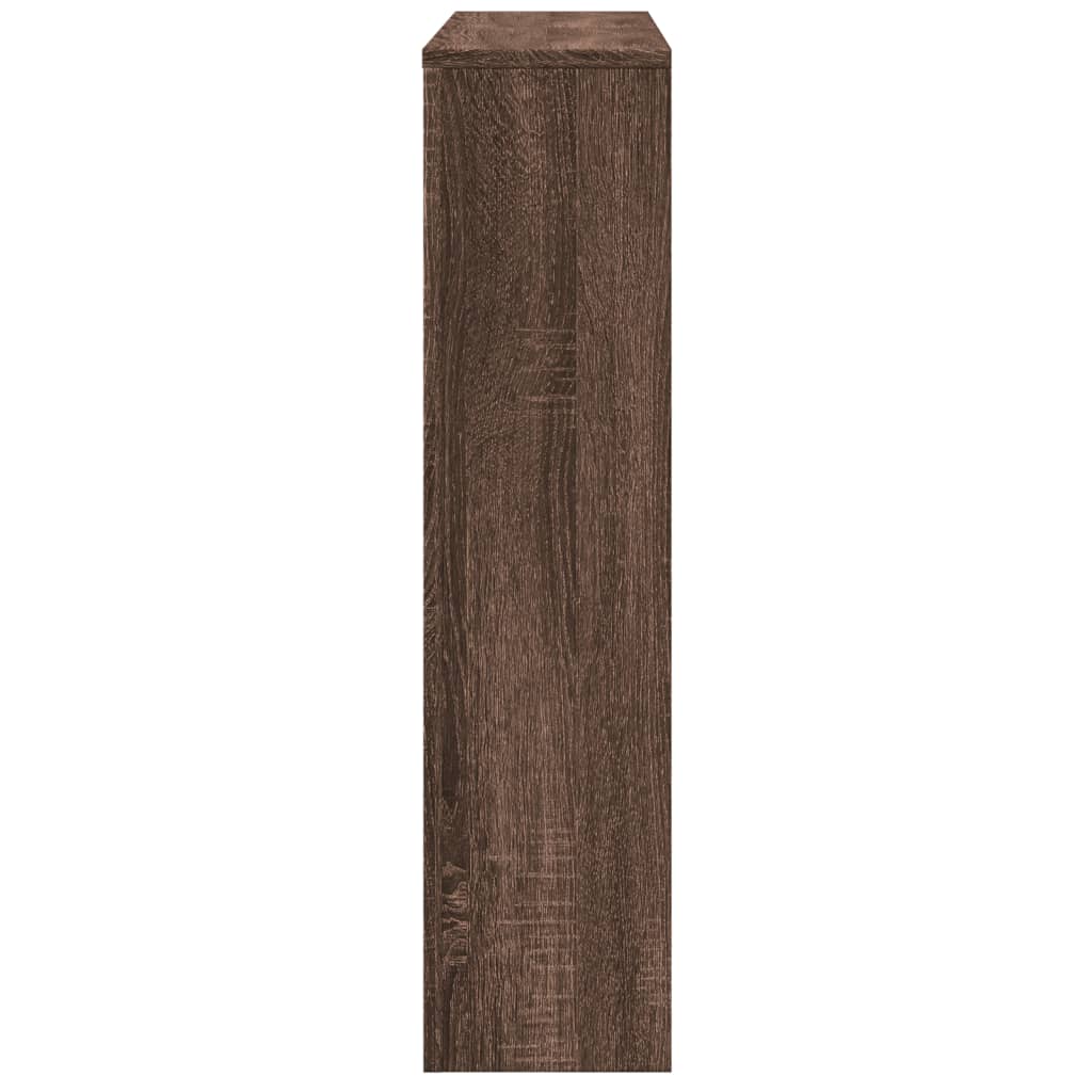 Radiatordeksel brun eik 175x20x82 cm konstruert tre