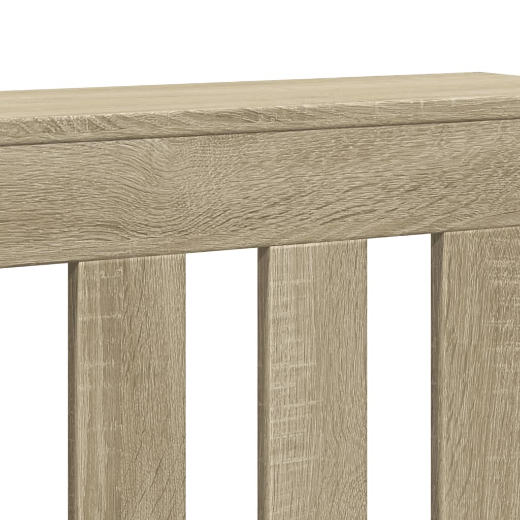 Radiatordeksel sonoma eik 78x20x82 cm konstruert tre